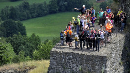 trosky charousek Ilustracni foto Trosky